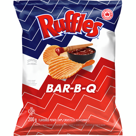 Frito-Lay Croustilles Saveur Bar-B-Q 200 g, 2,24 $/100g