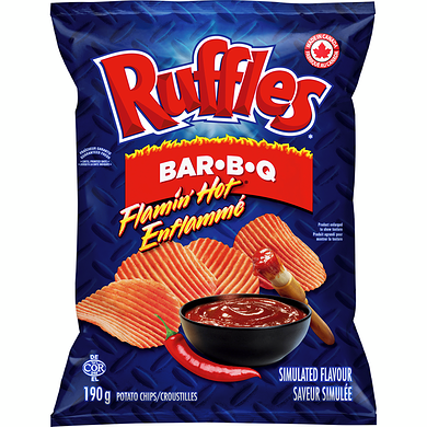 ruffles flamin hot chips