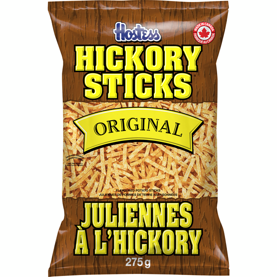 Hostess Juliennes de pommes de terre assaisonnées à l'hickory Original 275 g, 1,74 $/100g