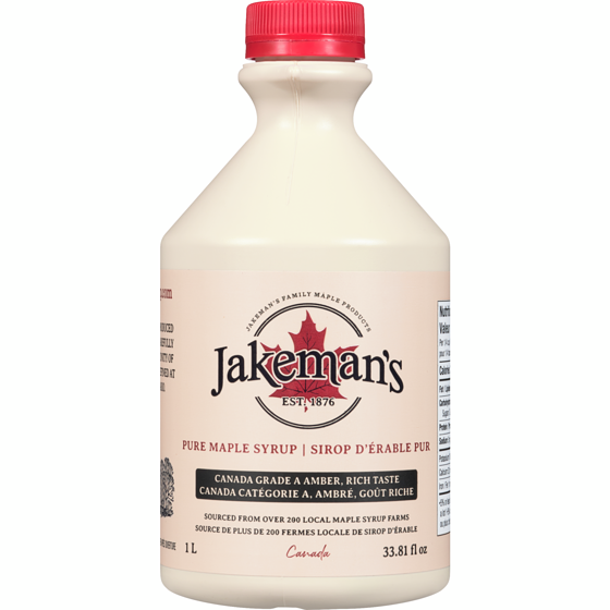 Jakeman's Pure Maple Syrup 1 l, $2.00/100ml