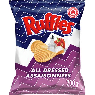 Frito-Lay Croustilles Assaisonnées 200 g, 2,65 $/100g
