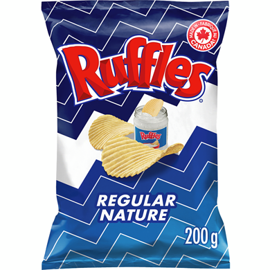 Frito-Lay Croustilles Nature 200 g, 2,65 $/100g