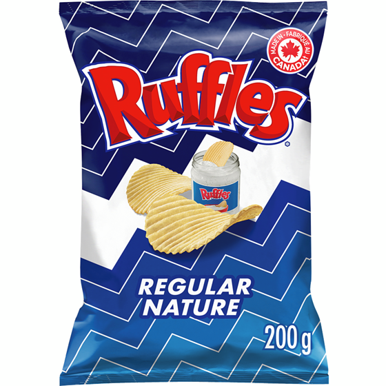 Frito-Lay Croustilles Nature 200 g, 2,24 $/100g