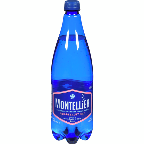 Montellier Grapefriut Carbonated Natural Spring Water 1 l, $0.15/100ml