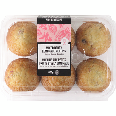 FGF Muffin baies mélangées limonade emb. de 6 600 g, 1,08 $/100g