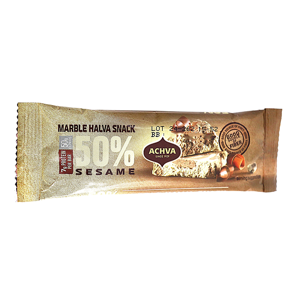 Achva Halva, Vanilla 50 g, $2.58/100g