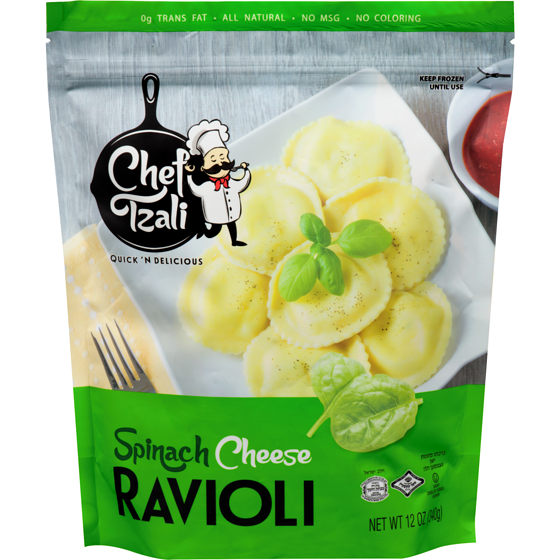 Chef Tzali Kosher Ravioli Spinach Cheese 340 g, $4.70/100g