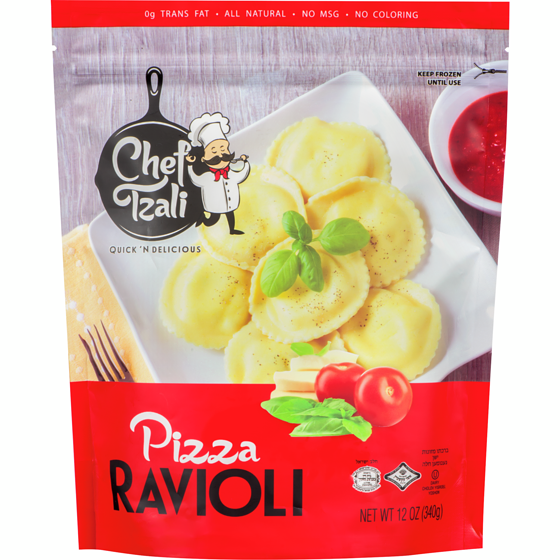 Chef Tzali Kosher Ravioli Pizza 340 g, $4.70/100g