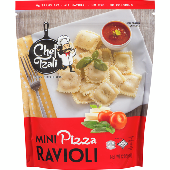 Chef Tzali Kosher Mini Ravioli Pizza 340 g, $4.70/100g