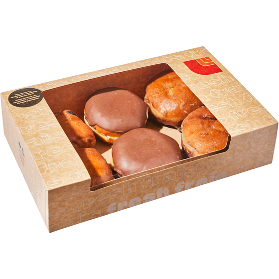 null Deluxe Donuts, Assorted 6-pack 612 g, $1.31/100g