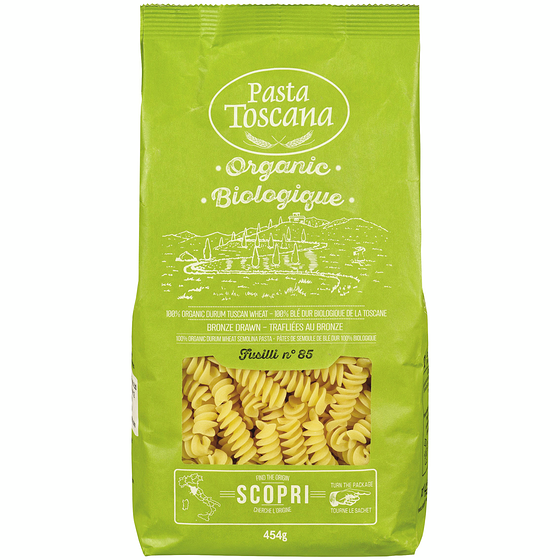 Pasta Toscana Organic Fusilli  454 g, $0.72/100g