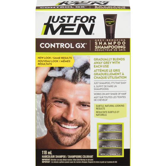 Control GX Men's Hair Colour Control Gx Grey Reducing Shampoo 118 ml, $11.86/100ml