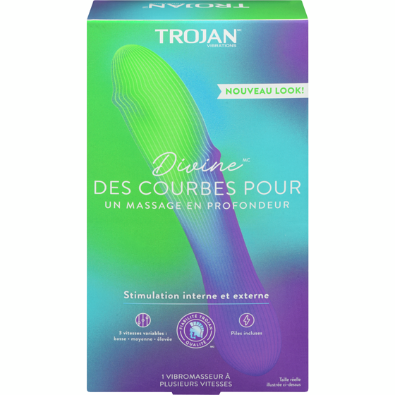 Trojan Vibrations Divine Des Courbes Pour Un Massage En Profondeur 1 ea, 25,99 $/1ch
