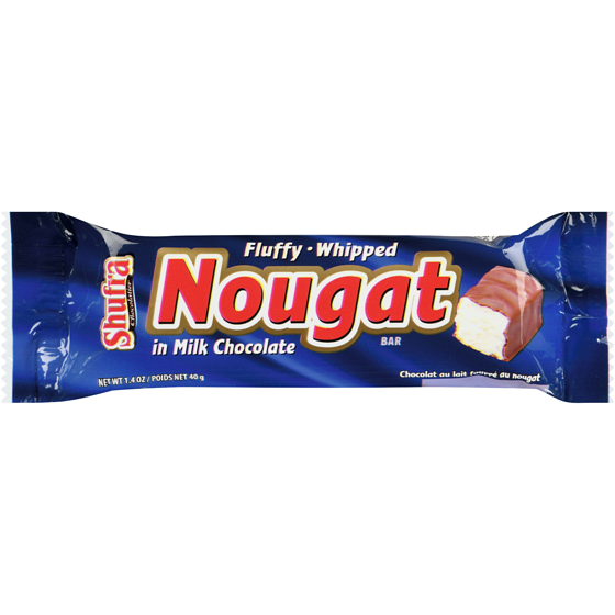 Shufra Nougat in Milk Chocolate 40 g, $5.73/100g