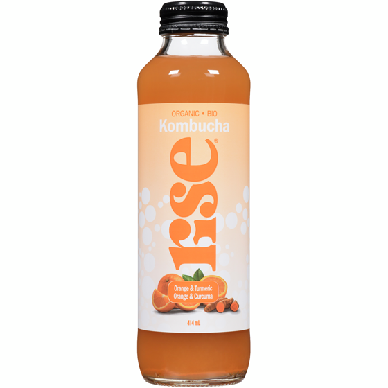 Rise Kombucha Orange & Turmeric 414 ml, $1.04/100ml
