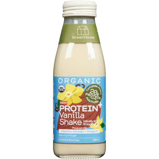 Greenhouse Organic Shake Vanilla Almond Brekky 300 ml, $2.33/100g