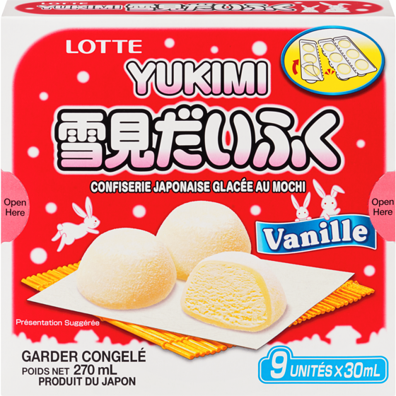 Lotte Lotte Mochi Vanille 270 g, 1,85 $/100g