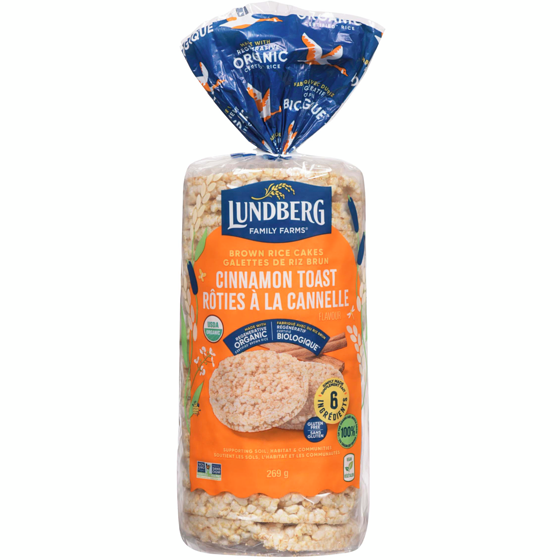 Lundberg Cinnamon Toast Organic Rice Cake 269 g, $2.90/100g