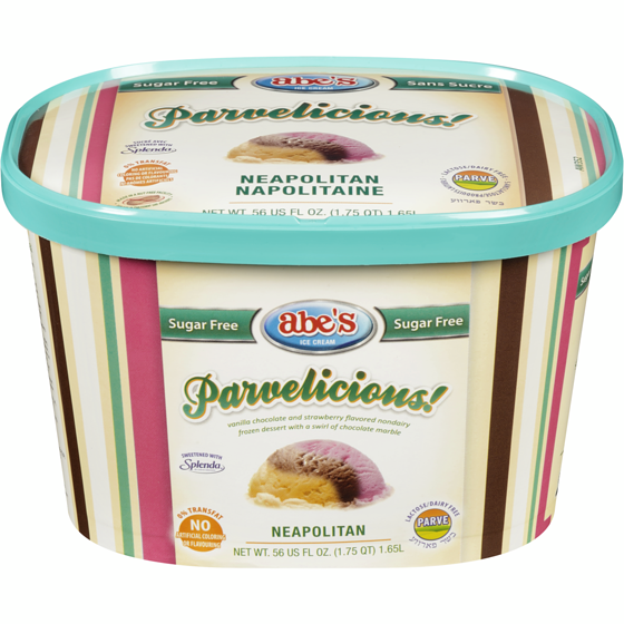 abes Neapolitain Ice Cream 1.65 l, $1.15/100ml