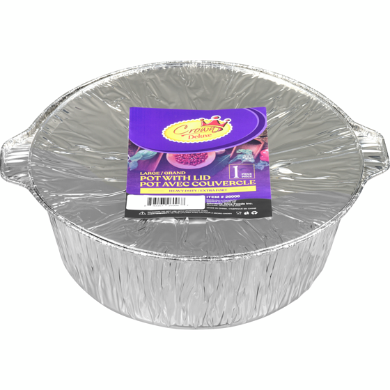 Crown Large Heavy Duty Pot With Lid 1 ea, $6.99/1ea