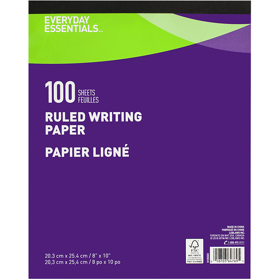 Everyday Essentials Bloc de papier 1 ea, 2,00 $/1ch