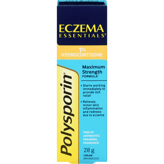 Polysporin Eczema Essentials 1% Hydrocortisone Anti Itch Cream 28 g, $46.39/100g
