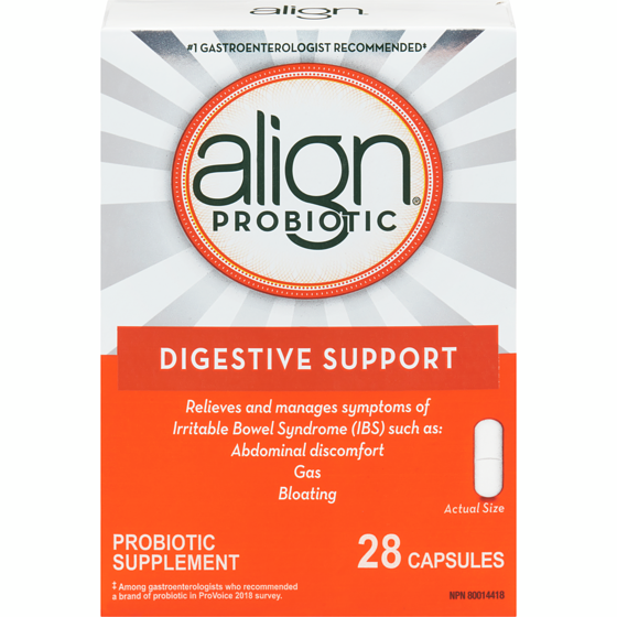 Align Daily Probiotic Capsules | Digestive Support Probiotics | 28 Count 28 ea, $1.52/1ea