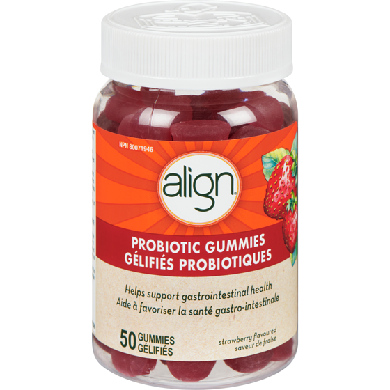 Align Daily Probiotic Supplement, 50 Gummies 50 ea, $0.83/1ea