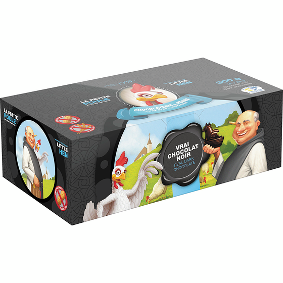 Les Peres Chocolate Mold Dozen Hens 240 g, $6.25/100g