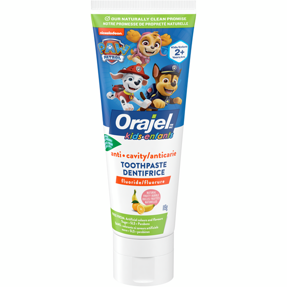 Orajel Kids PAW Patrol™ Anticavity Fluoride Toothpaste 119 g, $5.45/100g