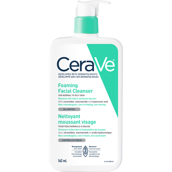 Cerave Foaming Cleanser 562 ml, $4.45/100ml