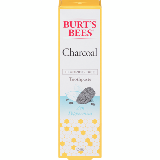 Burt's Bees Toothpaste, Fluoride Free, Charcoal, Zen Peppermint, 105 Ml 105 ml, $7.61/100ml