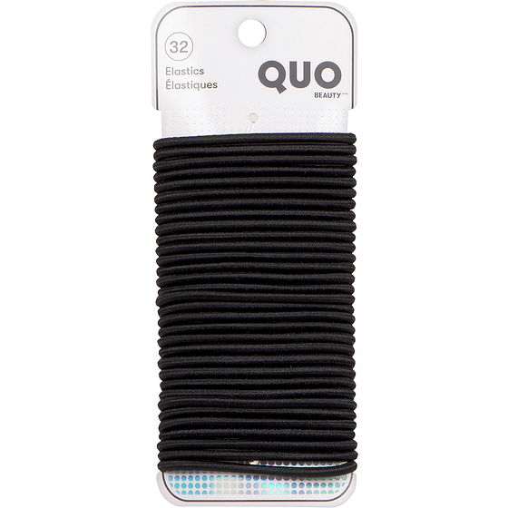 Quo Beauty Shinny Elastics Black 1 ea, $8.10/1ea