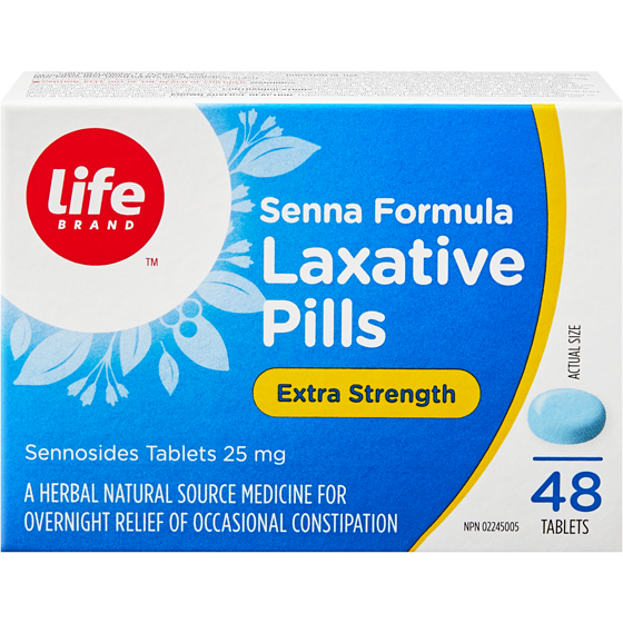 Life Brand Extra Strength Senna Formula Laxative Pills 48 Tablets 48 ea, $0.28/1ea