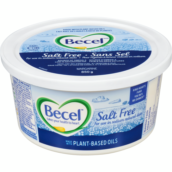 Becel Salt-Free Margarine 850 g, $0.94/100g