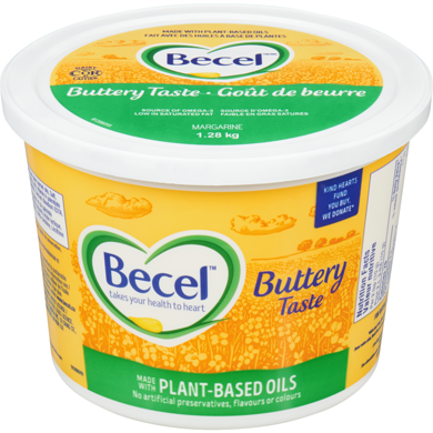 Becel Buttery Taste Margarine 1.275 kg, $1.33/100g