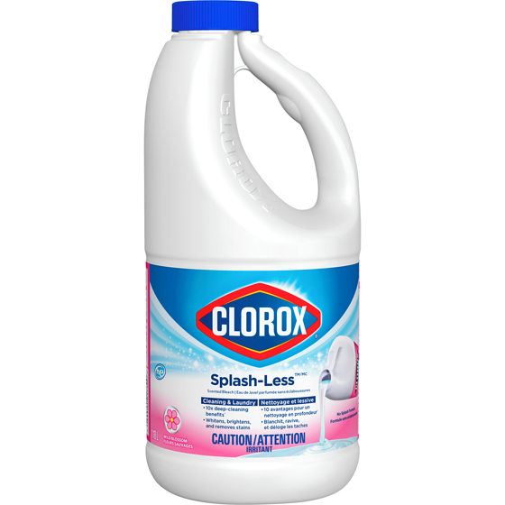 Clorox Splash-less™ Concentrated Bleach, Wild Blossom 1.18L 1.18 l, $0.51/100ml