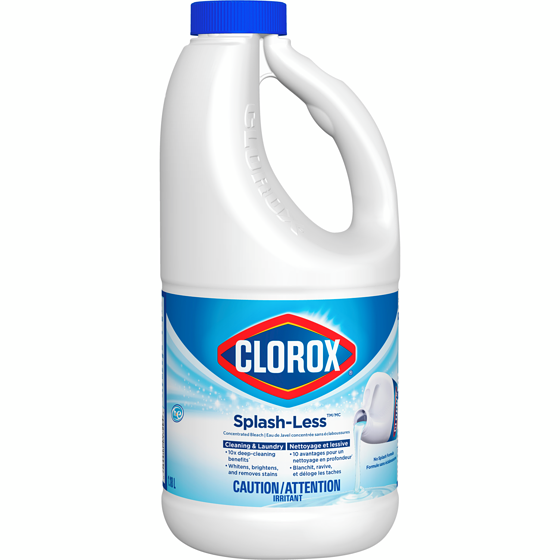 Clorox Splash-Less™ Concentrated Bleach 1.18 L 1.18 l, $0.34/100ml