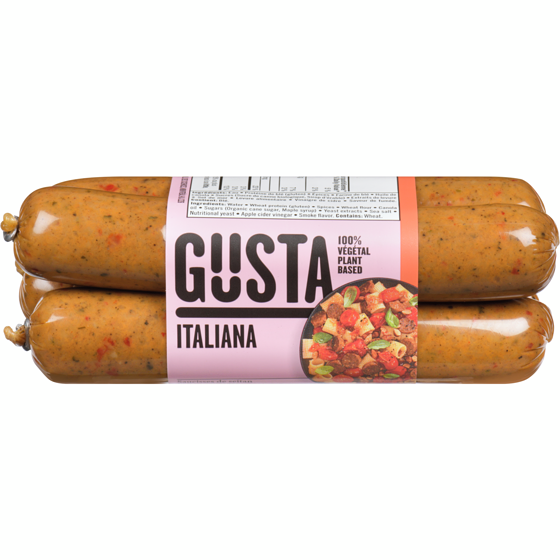 Gusta Italiana Vegan Sausage 350 g, $2.00/100g