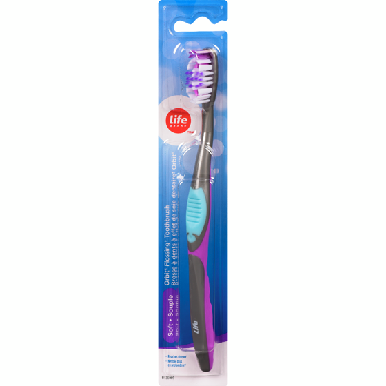 Life Brosse à dents Orbit sensible, mauve, souple 1 ea, 5,99 $/1ch