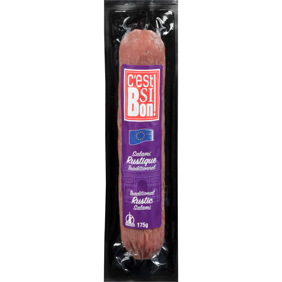 Papillon Traditional Rustic Salami 175 g, $5.42/100g