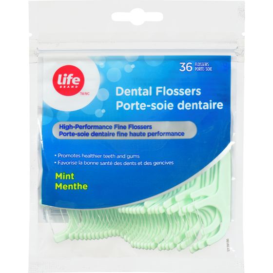Life Brand Dental Flossers 36 ea, $0.08/1ea