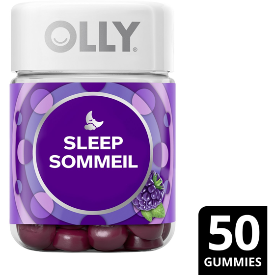 OLLY Sleep Gummy Supplement Blackberry Zen 50 ea, $0.44/1ea