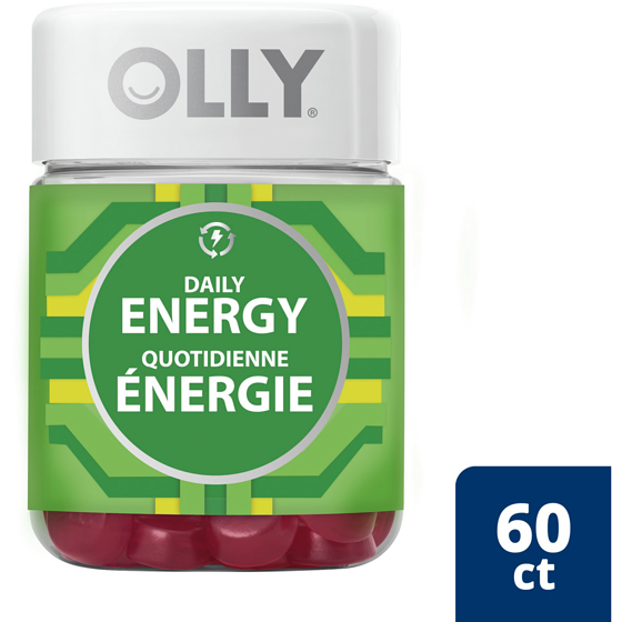 OLLY Gummy Supplement Tropical Passion blend of vitamin B12, CoQ10 & Goji Berry 60 ea, $0.37/1ea