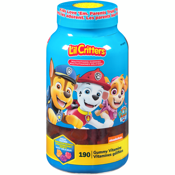 Lil Critters Paw Patrol Children’s Gummy Multivitamin 190 ea, $0.09/1ea