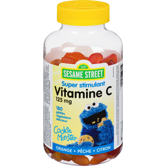 Sesame Street SESS VITAMINE C 125MG GELIFIES 180 ea, 0,07 $/1ch