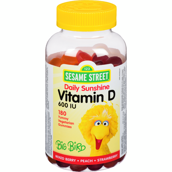 Sesame Street Vitamin D 600Iu Gummies    180 ea, $0.13/1ea
