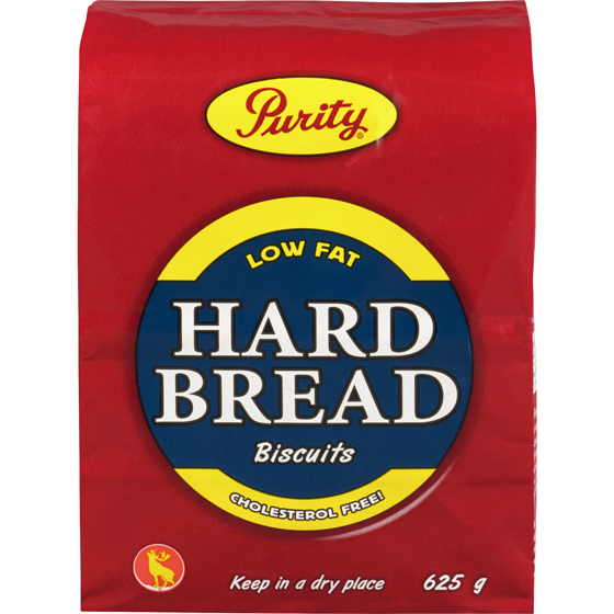 Purity Hard Bread Biscuits 625 g, $1.28/100g