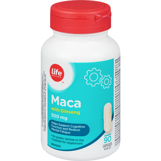 Life Brand Maca With Ginseng, 500 Mg, 90 Capsules 90 ea, $0.17/1ea