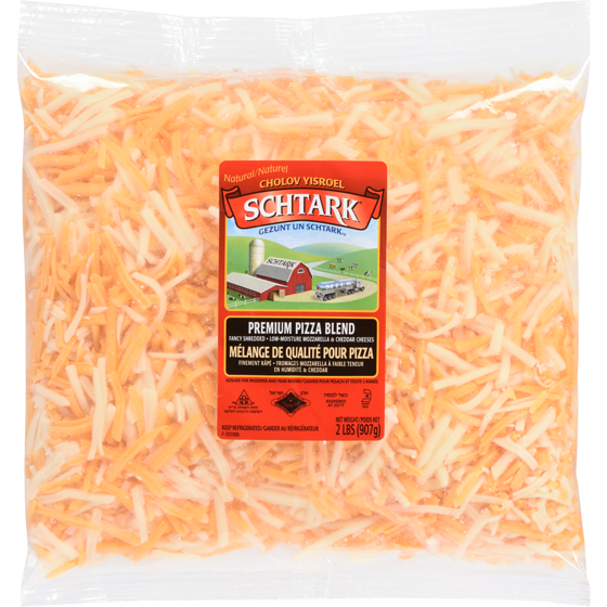 Schtark Kosher Cheese, Premium Pizza Blend Fancy Shredded 907 g, $3.64/100g